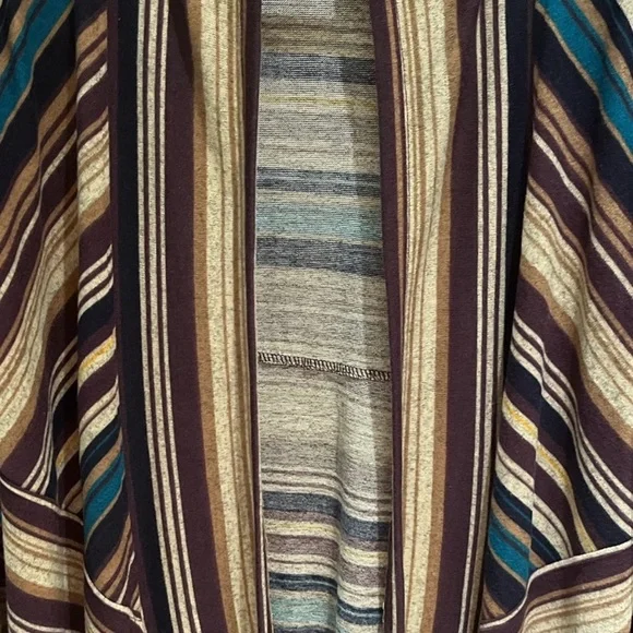 One World Striped Open Cardigan - Picture 4 of 6
